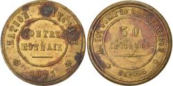World Coins - Coin, France, Nation Française, Contre-Monnaie, 50 Centimes, 1873,