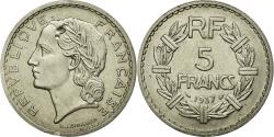 World Coins - Coin, France, Lavrillier, 5 Francs, 1937, , Nickel, Gadoury:760