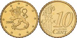 World Coins - Finland, 10 Centimes, 2000, Vantaa, Nordic gold, , KM:101