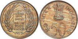 World Coins - Coin, INDIA-REPUBLIC, 50 Paise, 1973, , Copper-nickel, KM:62