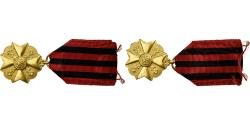 World Coins - Belgium, Mérite Civique, Medal, Very Good Quality, Gilt Bronze, 35