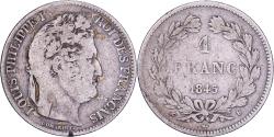 World Coins - France, Franc, Louis-Philippe, 1845, Rouen, Silver, , Gadoury:453