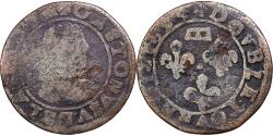 World Coins - Principality of Dombes, Gaston d'Orléans, Double Tournois, 1639, Trévoux