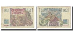 World Coins - France, 50 Francs, Le Verrier, 1950, P. Rousseau and R. Favre-Gilly, 1950-03-02
