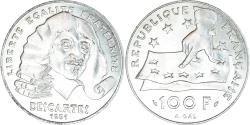 World Coins - Coin, France, Descartes, 100 Francs, 1991, , Silver, KM:996