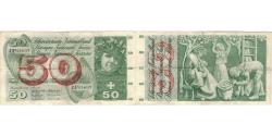 World Coins - Banknote, Switzerland, 50 Franken, 1973, 1973-03-07, KM:48m, AU(50-53)