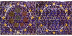 World Coins - France, Euro-Set, 2002, BU,