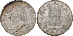 World Coins - France, Louis XVIII, 5 Francs, 1817, Bordeaux, Silver, , Gadoury:614