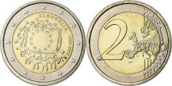 World Coins - Slovenia, 2 Euro, Drapeau européen, 2015, , Bi-Metallic