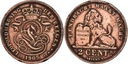 World Coins - Coin, Belgium, 2 Centimes, 1905
