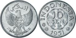 World Coins - Coin, Indonesia, 10 Sen, 1951
