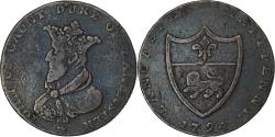 World Coins - Great Britain, Halfpenny Token, 1794, Lancaster, Copper,