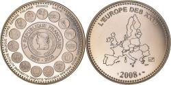 World Coins - France, Medal, L'Europe des XXVII, Veme République, Politics, 2008,
