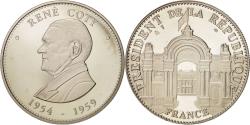World Coins - France, Medal, Les Présidents de la République, René Coty, History,