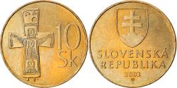 World Coins - Coin, Slovakia, 10 Koruna, 2003, Kremnica, , Aluminum-Bronze, KM:11