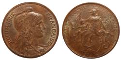 World Coins - Coin, France, Dupuis, 5 Centimes, 1900, Paris, , Bronze, Gadoury:165