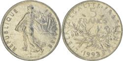 World Coins - Coin, France, Semeuse, 5 Francs, 1993, Paris, , Nickel Clad
