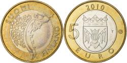 World Coins - Finland, 5 Euro, Finland Proper, 2010, Vantaa, Bi-Metallic,