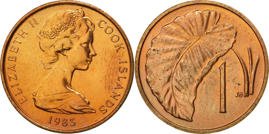 Cook Islands, Elizabeth II, Cent, 1983, Franklin Mint, , Bronze, KM:1