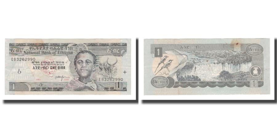World Coins - Banknote, Ethiopia, 1 Birr, 2003 EE 1995, KM:46c, AU(50-53)
