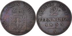 World Coins - Coin, German States, 2 Pfennig, 1853