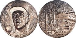 World Coins - France, Medal, De Gaulle, l'Appel du 18 juin, WAR, 1940, Engels,