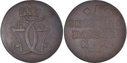 World Coins - Coin, Denmark, Christian VII, Skilling, 1771, , Copper, KM:616.1