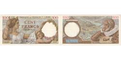 World Coins - France, 100 Francs, Sully, 1941-12-04, C.26400, AU(55-58)