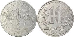 World Coins - Coin, Algeria, Chambre de Commerce, Alger, 10 Centimes, 1918,