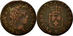 World Coins - Coin, France, Louis XV, Liard à la vieille tête, Liard, 1769, Metz,