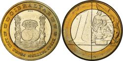 World Coins - Gibraltar, Euro, Fantasy euro patterns, Essai-Trial, Proof, 2004, Bi-Metallic