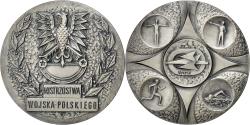 World Coins - Poland, Medal, WOSF, Sports Militaires, Wojska.Polskiego, , Silvered
