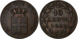 World Coins - Greece, Othon, 10 Lepta, 1850, Athens, Copper, , KM:29