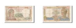 World Coins - Banknote, France, 50 Francs, 1936, 1936-06-18, VF(20-25), Fayette:17.27, KM:81