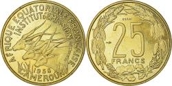 World Coins - Coin, Cameroon, 25 Francs, 1958, Paris, ESSAI, , Aluminum-Bronze, KM:E9