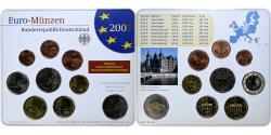 World Coins - GERMANY - FEDERAL REPUBLIC, Set 1 ct. - 2 Euro + 2€, Schloss Schwerin, Coin