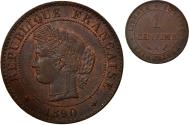 World Coins - Coin, France, Cérès, Centime, 1890, Paris, , Bronze, KM:826.1