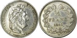World Coins - Coin, France, Louis-Philippe, 1/2 Franc, 1845, Rouen, , Silver
