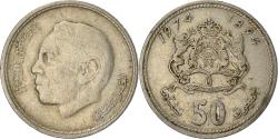 World Coins - Coin, Morocco, al-Hassan II, 50 Santimat, 1974/AH1394, Paris,