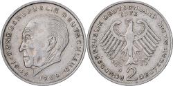 World Coins - Federal Republic of Germany, 2 Mark, 1973, Karlsruhe, Copper-Nickel Clad Nickel