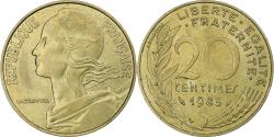 World Coins - France, 20 Centimes, Marianne, 1985, Pessac, Aluminum-Bronze, , KM:930
