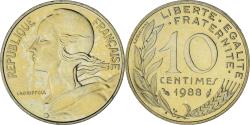 World Coins - Coin, France, Marianne, 10 Centimes, 1988, Paris, , Aluminum-Bronze