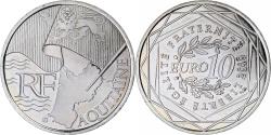 World Coins - France, 10 Euro, Euros des régions, 2010, Monnaie de Paris, Aquitaine,