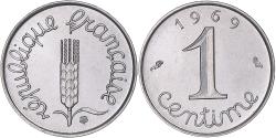 World Coins - Coin, France, Épi, Centime, 1969, Paris, , Stainless Steel, KM:928