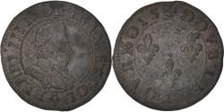 World Coins - Coin, France, Henri III, Double Tournois, Paris, Avers étoile sous le A 6
