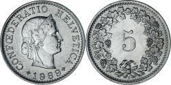 World Coins - Coin, Switzerland, 5 Rappen, 1969, Bern, , Copper-nickel, KM:26