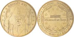 World Coins - France, Token, Tourist Token, Benoit XVI, 2008, Monnaie de Paris,