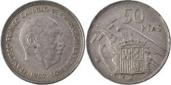 World Coins - Coin, Spain, 50 Pesetas, 1957