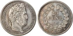 World Coins - Coin, France, Louis-Philippe, 25 Centimes, 1845, Rouen, , Silver