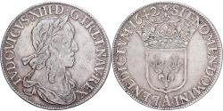 World Coins - France, Louis XIII, Ecu, 1642, Paris, 1er buste de Jean Warin, Silver
